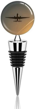 Bright Daylight Aircraft Wine Stopper Vacuum Alloy Wine Bottle Stopper