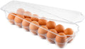14-Egg Clear Refrigerator Holder with Lid