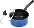Nonstick Sauce Pan with Lid,1.5QT small pot, PFOA Free,Kitchen Pots