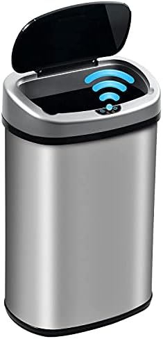 13 Gallon Motion Sensor Stainless Steel Kitchen Trash Can