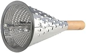 Stainless Steel Cheese Grater - Cone 3 Sided | Three Sides for Coarse