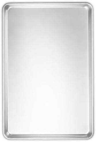 Winco 16" x 22" 2/3 Size Aluminum Sheet Pan