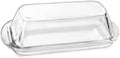 Elegant Glass Butter dish with Lid, Dust-proof and