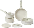 Amazon Basics Ceramic Nonstick Cookware Set with Detachable Handles