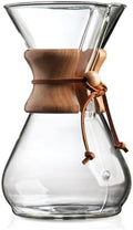 Chemex Pour-Over Glass Coffeemaker, 10-Cup
