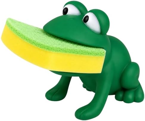 Dependable Industries inc. Essentials Frog Sponge Holder, Green