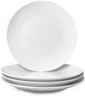 Miicol Ceramic Dinner Plates Set of 4, Large Salad Plate 10.5 inch