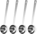 QWORK 30ml Measuring Scoop 4 Pack, 2 Tablespoon 304 Stainless Steel