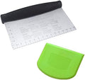 Dough Scraper Set, 2Pcs Pastry Baking Bench Dough Scraper, Versatile