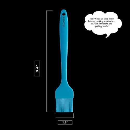 8.4" Silicone Basting Pastry Brush - Perfect for Oil Butter Spread