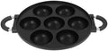 7-Hole Professional Cake Cooking Pan, Cast Iron Non-Stick Omelette Pan