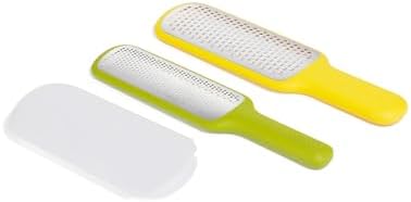 Joseph Joseph Nest Paddle Grater & Zester Set of 2, Stainless Steel