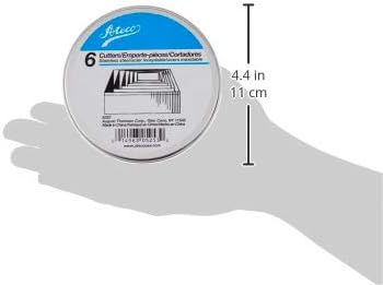 Ateco Plain Edge Square Cutters in Graduated Sizes, Stainless Steel - Image 3