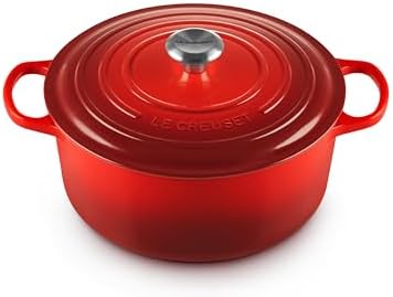 Le Creuset Enameled Cast Iron Round Dutch Oven, 7.25 qt., Cerise