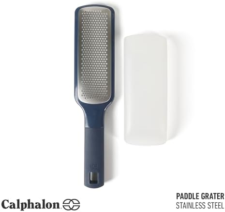 Calphalon Prime Stainless Steel Handheld Cheese Grater W/Cover &