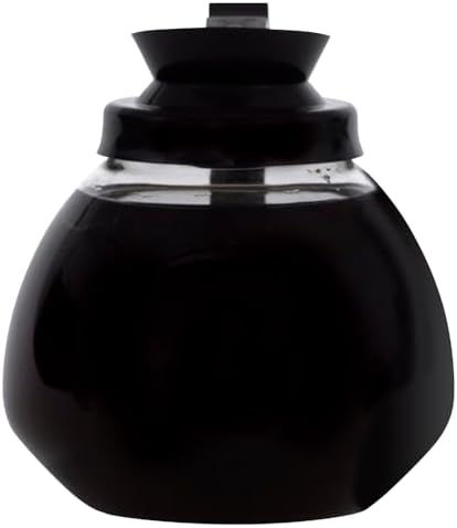 BUNN 42400.0103 12 Cup Commercial Glass Decanter with Black Handle