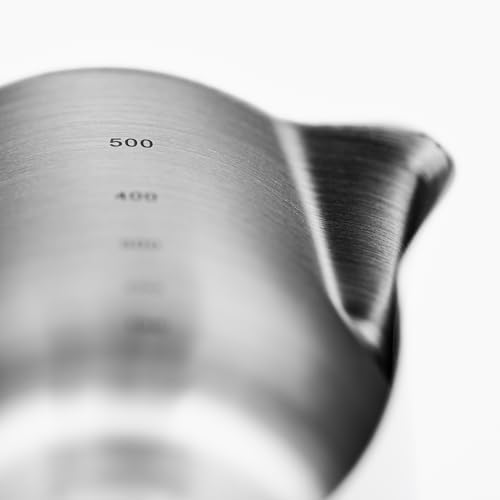 Barista Hustle Milk Pitcher – 600ml Polished Stainless Steel