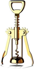 Gold Wine Opener, Zinc Alloy Premium Wing Corkscrew with