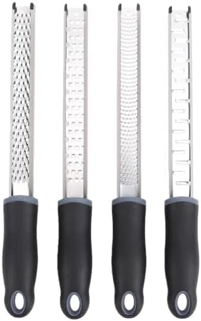 4PCS Lemon Zester 4 Different Graters Evenly Spaced Holes Cheese