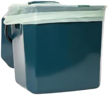 EcoSafe Kitchen Caddy Food Waste Bin, 2.5 Gallon, Green