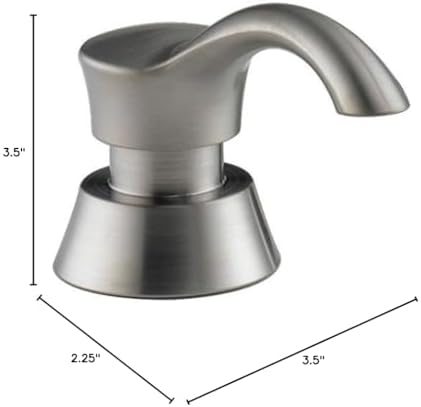 Delta Faucet Pilar Kitchen Soap Dispenser, Stainless RP50781SS