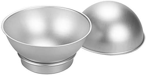Hedume Set of 8 Cake Sphere Pan, 6.5 Inches 3D Sports Ball Cake Pan to