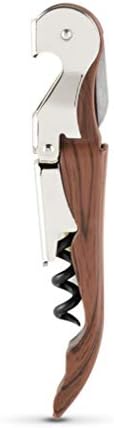 True Truetap Double Hinged Waiter's Corkscrew Wine Opener, Stainless
