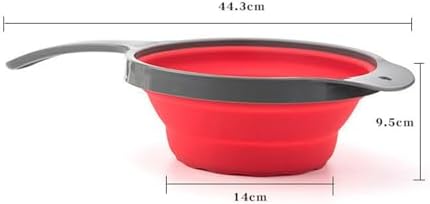 Drainage Basket Kitchen Foldable Pasta Strainers Collapsible Colanders