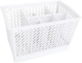 Dishwasher Silverware Basket, White Cutlery Organizer Replacement