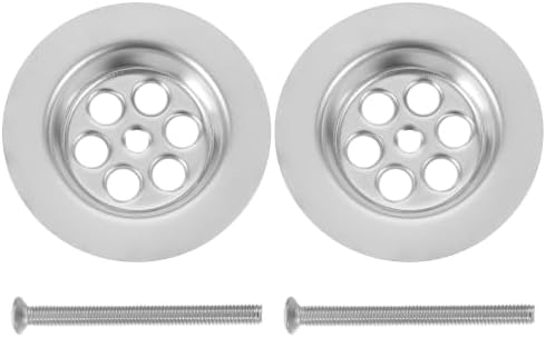 Lurrose 1 Set Kitchen Sink Drain Cover - 70mm/2.8inch Stainless Steel