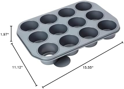 Baker's Pride 3-inch x 1.75-inch Heavy Gauge Non Stick Professional