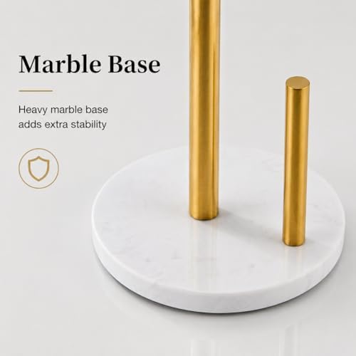 Brushed Gold Paper Towel Holder, 304 Stainless Steel
