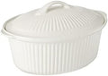 Mikasa Italian Countryside Oval Casserole Dish with Lid, 1.5-Quart