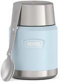 THERMOS ICON Stainless Steel Food Jar with Spoon, 16 Ounce, Glacier