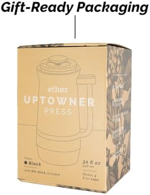 Ethoz by Planetary Design French Press, 32oz Stainless Steel