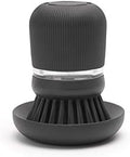 Brabantia 302626 Soap Dispensing Dish Brush, Dark Gray