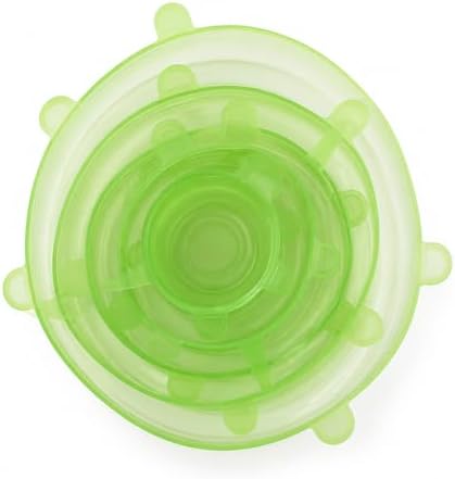 Reusable Silicone Stretch Lids, 6 Pack, Multicolor