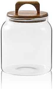 Sweejar Half-Gallon Glass Laundry Pods Container, 1 Pack