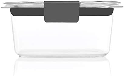 Rubbermaid Brilliance Food Storage Containers, Set of 5 (10 Pieces), BPA-Free, Leak-Proof, Clear