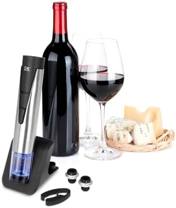 Kalorik Electric Wine Opener and Preserver Includes 2-in-1 Bottle