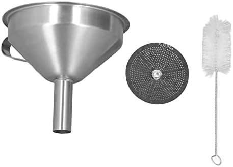 Stainless Steel Kitchen Funnel, 4.3-Inch Food Grade Metal Funnel with