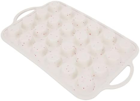 Emoshayoga Silicone Mini Muffin Pan Nonstick with Metal Reinforced