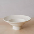 WENSHUO Pasta Bowl, Footed Ceramic Soup Bowl with Wide Rim, 15.2