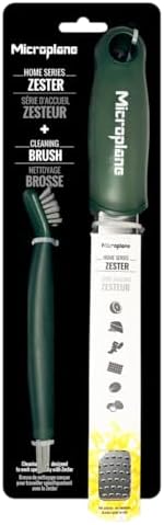 Microplane Home Series Zester & Cleaning Brush - Stainless Steel
