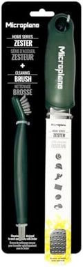 Microplane Home Series Zester & Cleaning Brush - Stainless Steel