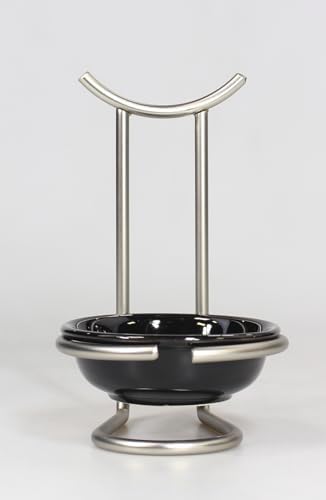 Spectrum Euro Spoon Rest with Ceramic Dish Upright Cooking Utensil