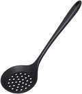 77L Silicone Slotted Spoon, Heatproof Skimmer Strainer Slotted Ladle