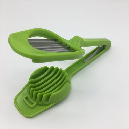 Egg Slicer Tool - Hand Held Egg Slicer Stainless Steel Strawberry