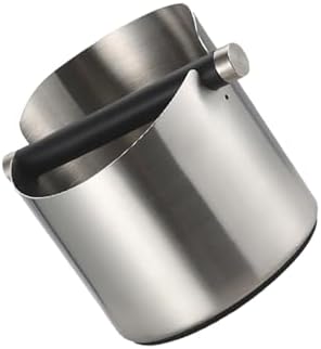 Espresso Knock Box, Stainless Steel Coffee Grounds Container with
