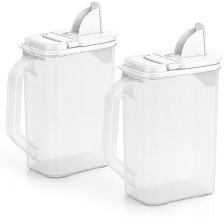Cereal Containers Storage, Airtight 4 Quart Plastic Pantry Containers